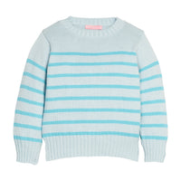 Striped Sweater - Aqua