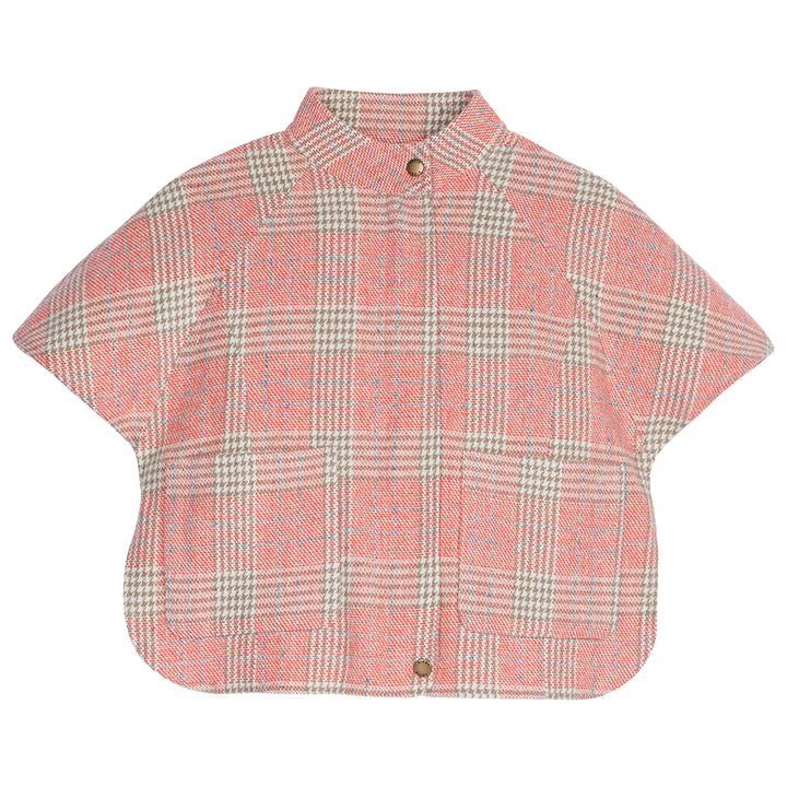 Pink Plaid Cape/jacket BISBY girls