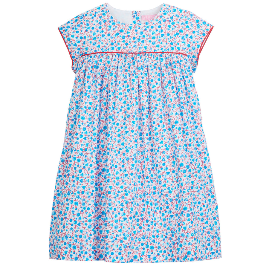 Charlotte Dress - Patriotic Hearts