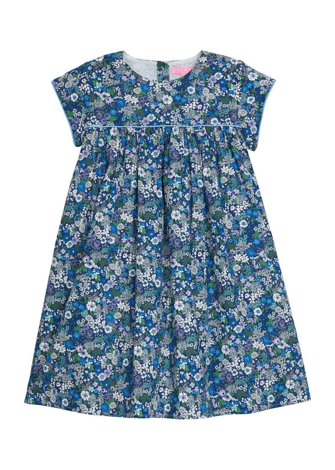 Charlotte Dress - Brookline Blossoms Blue