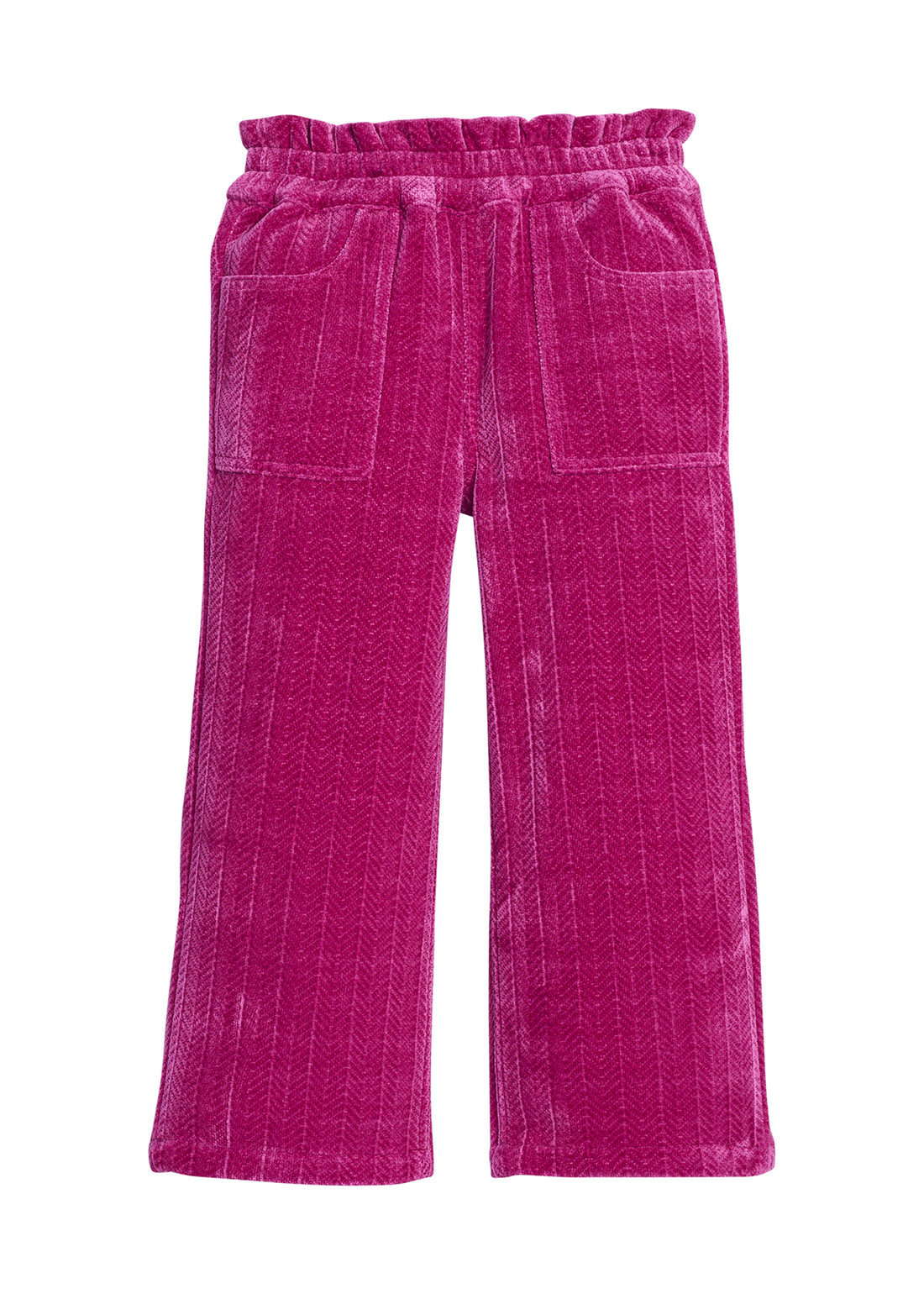 Chelsea Pants - Fuchsia Herringbone Corduroy