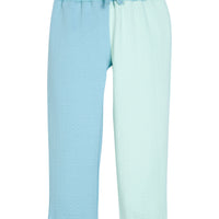 Color Block Jogger - Blue & Mint