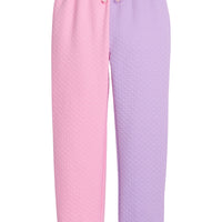 Color Block Jogger - Pink & Lilac