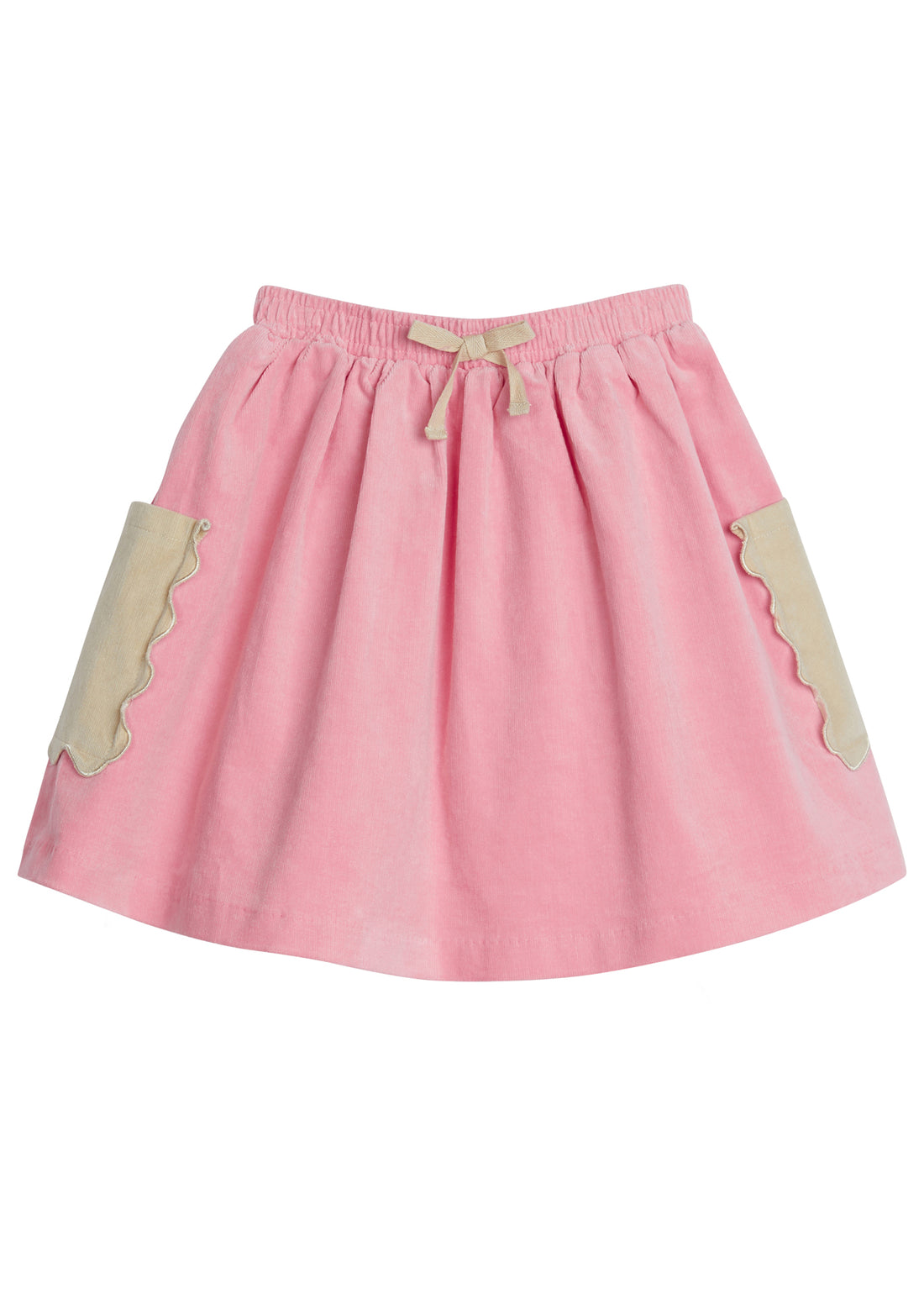 Colorblock Circle Skirt - Pink & Cream