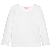 Essential Tee - Snow Pointelle