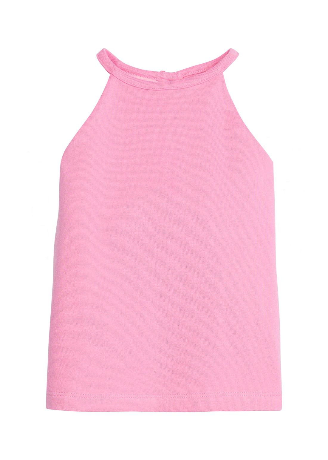 BISBY girl Halter Tank Top in our Hot pInk color. Button closure along the back, creating an elevated tank top look!