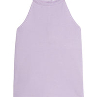 girls light purple/lavendar tank top with halter neck by BISBY