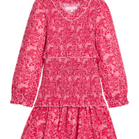 Indie Dress - Cambridge Crimson Floral