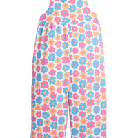 BISBY girl jumpsuit in our Flower Market print! This jumpsuit has adjustable straps and POCKETS! Made out of a very soft material, this jumpsuit is perfect for spring!