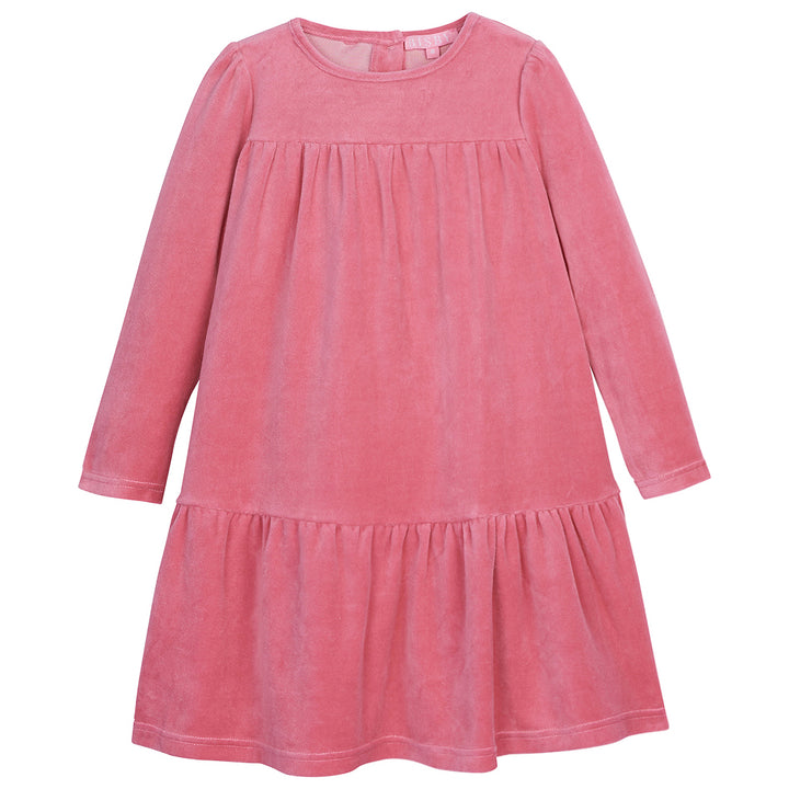 Rose Velour Dress-LisleDress BISBY girls/teens