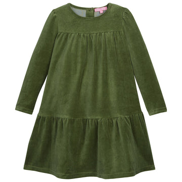 Sage Green Velour Dress- LisleDress BISBY girls/teens