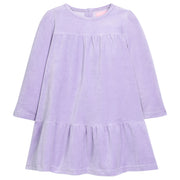 Lisle Dress - Lavender Velour