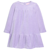 Lisle Dress - Lavender Velour