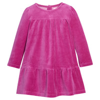 Lisle Dress - Magenta Velour