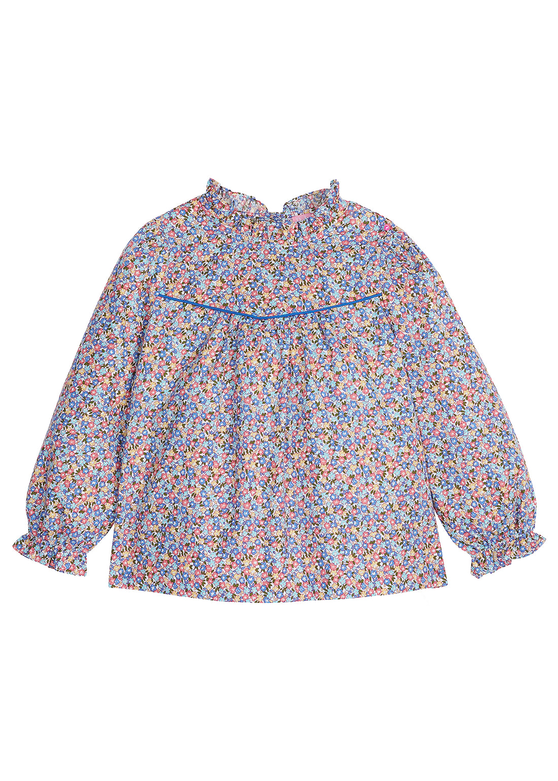 McCall Top - Devon Floral Blue