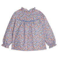 McCall Top - Devon Floral Blue