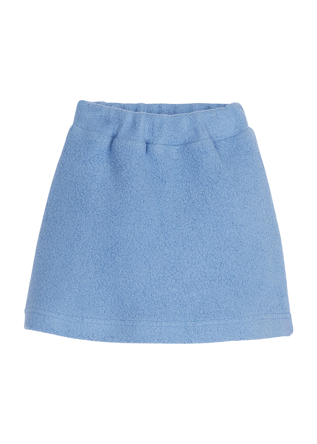 Light blue sherpa mini skirt with elastic wasteband--MiniSkirt BISBY girl/teen