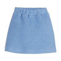 Light blue sherpa mini skirt with elastic wasteband--MiniSkirt BISBY girl/teen