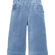 Palazzo Pants -  Dusty Blue Velour
