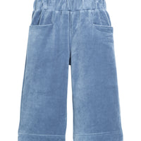 Palazzo Pants -  Dusty Blue Velour
