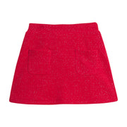Patch Pocket Skort - Crimson