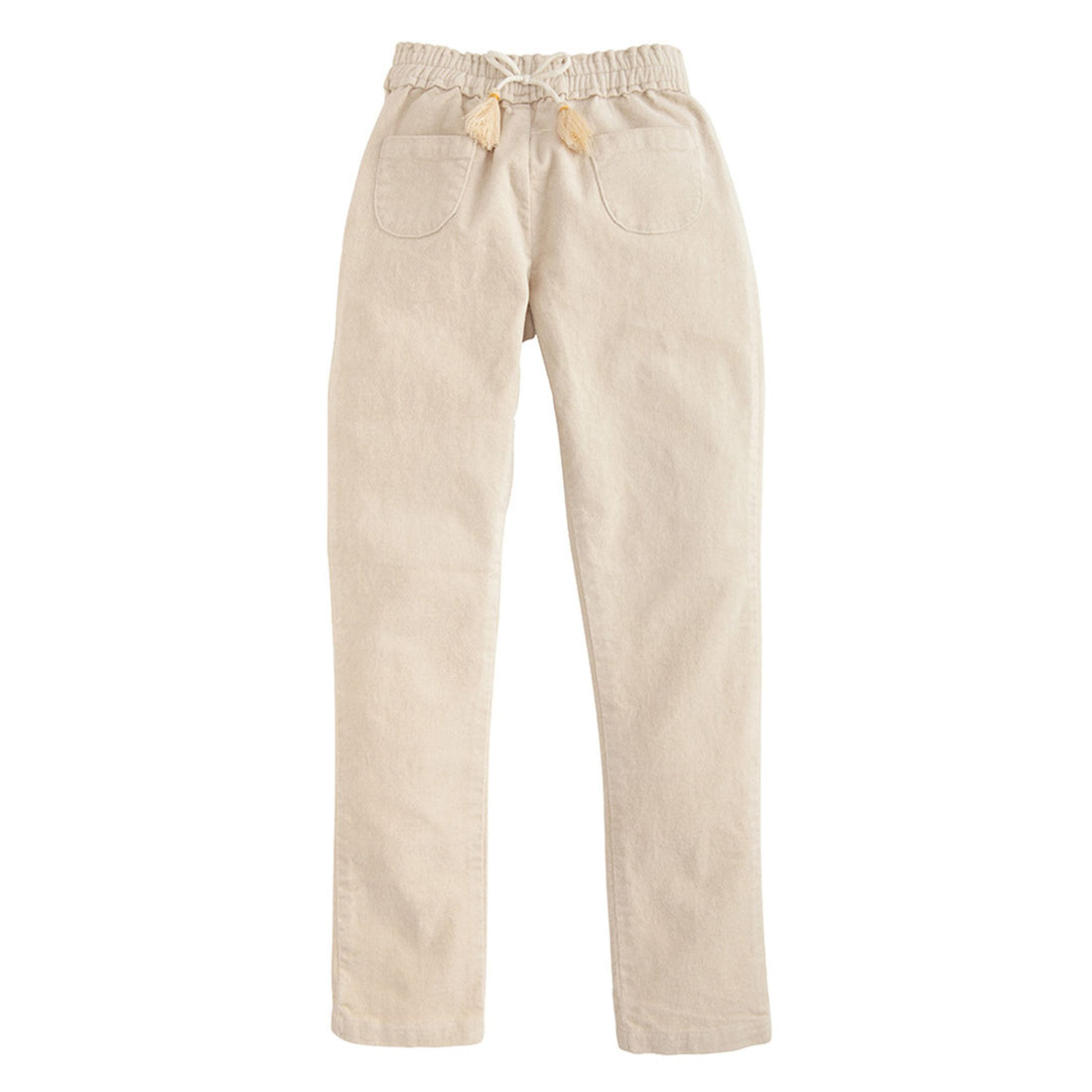 Pocket Pull on Pant - Ivory Velvet