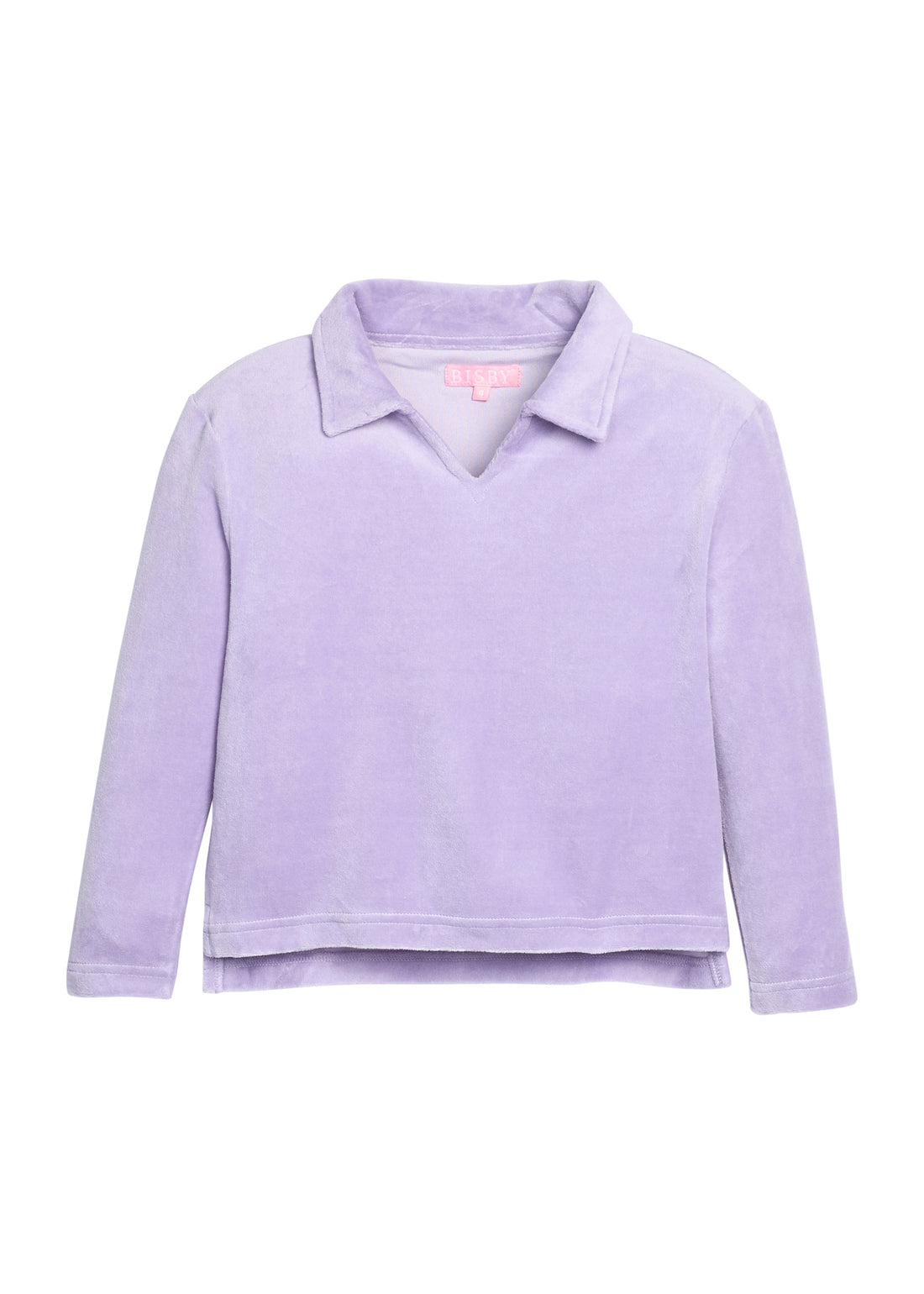 Polo Pullover - Lavender Velour