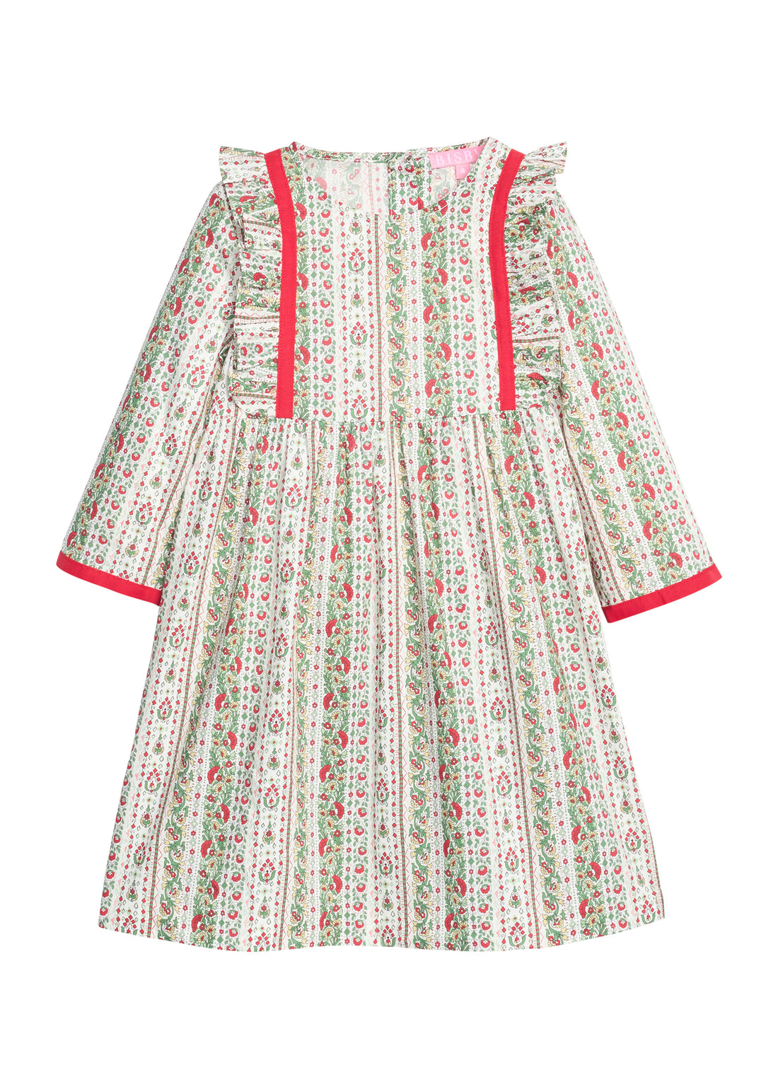 Porto Dress  - St Moritz Floral Stripe