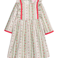 Porto Dress  - St Moritz Floral Stripe