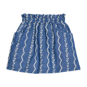 Portofino Skirt - Chamonix Chambray Embroidery
