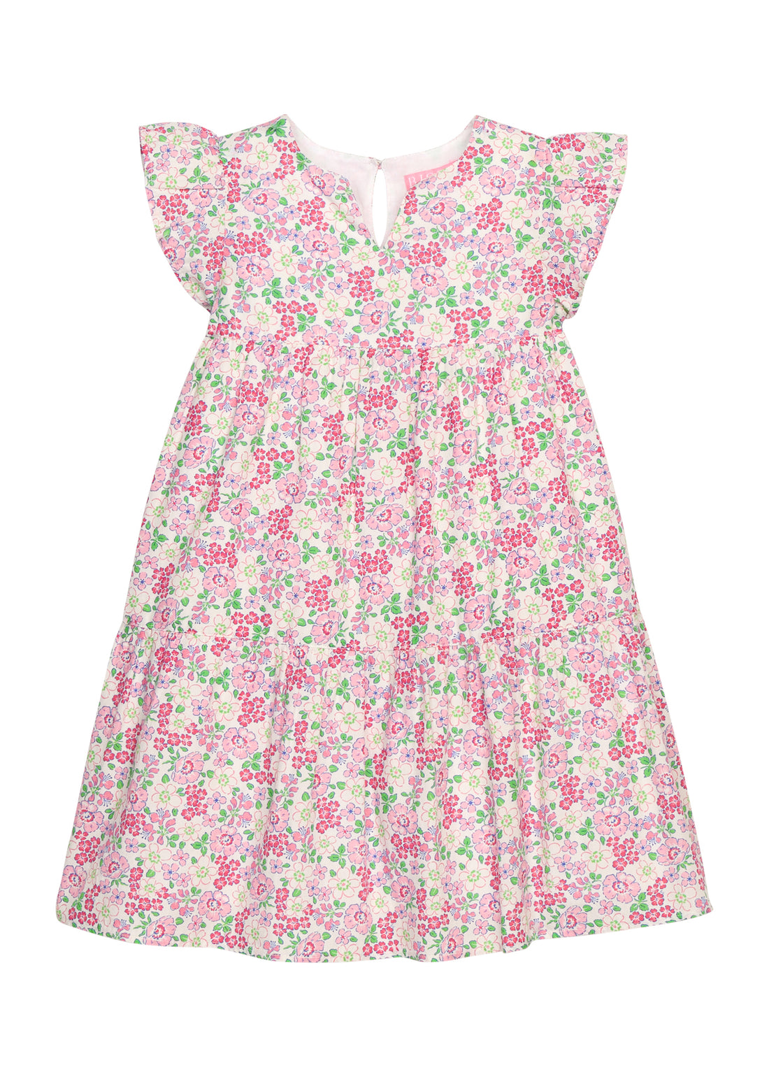 Positano Dress - Pink Bloomsbury Blossoms