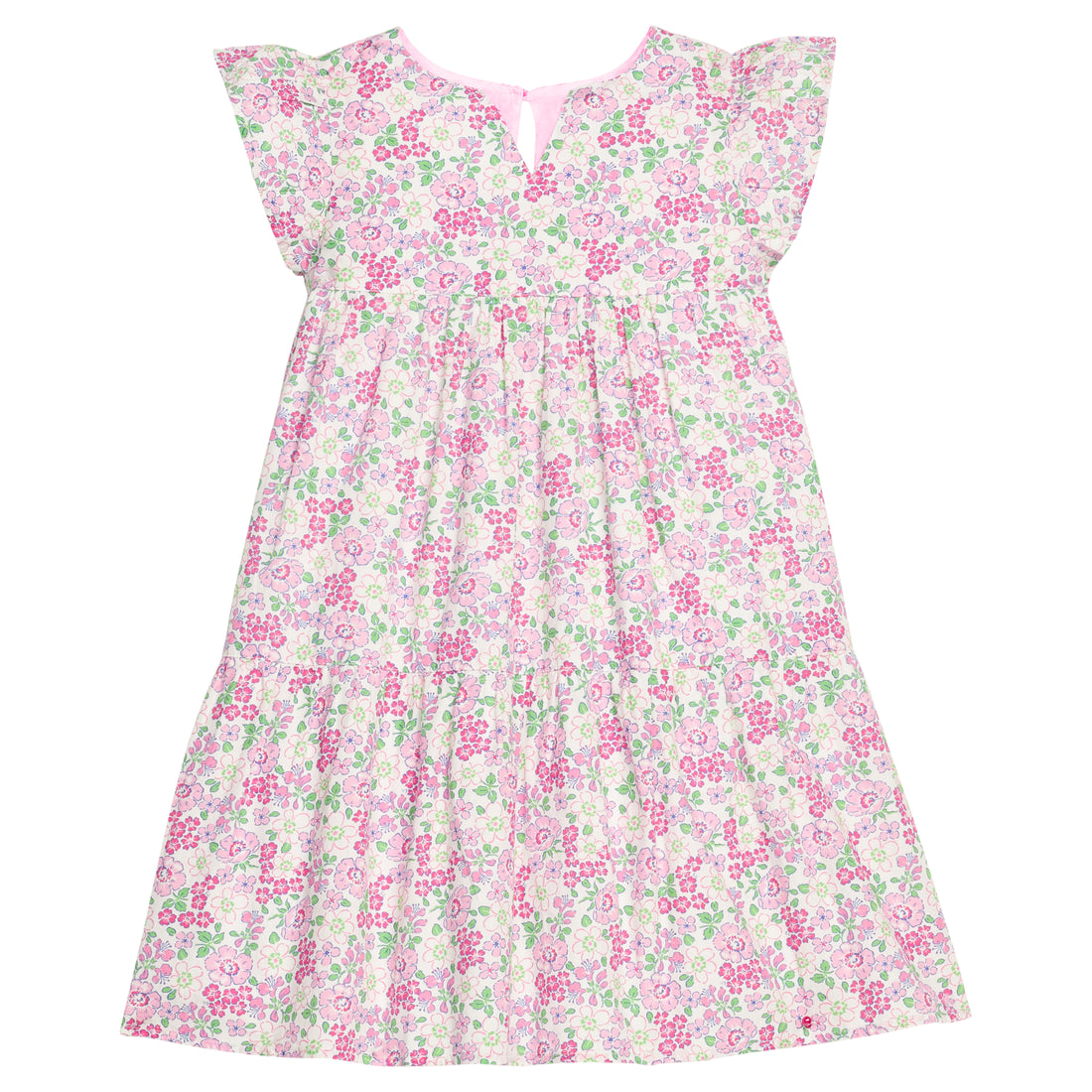 Positano Dress - Pink Bloomsbury Blossoms