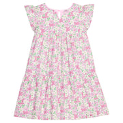 Positano Dress - Pink Bloomsbury Blossoms