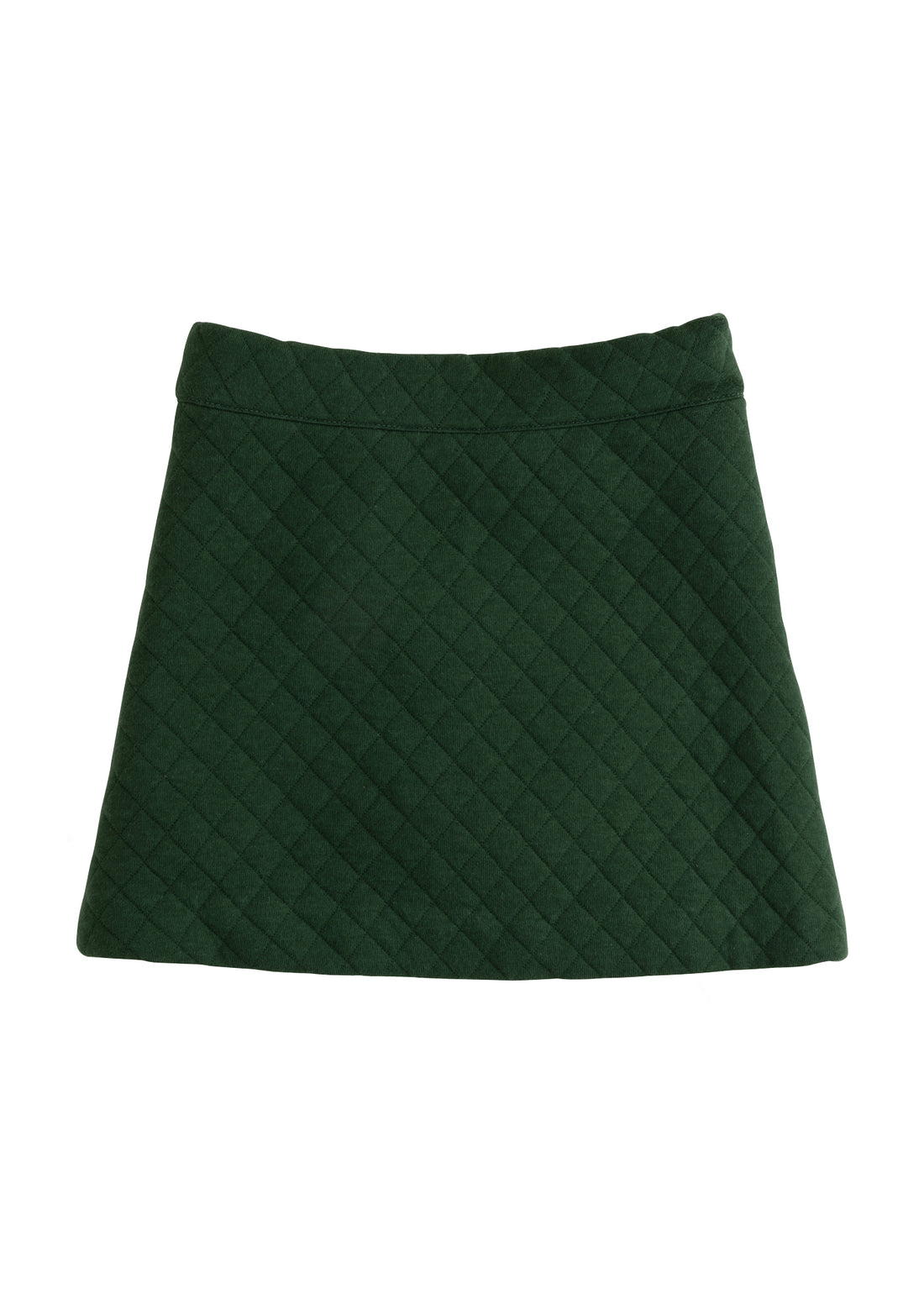 BISBY girl skirt, girls mini skirt, girls quilted skirt, girls green skirt, girls tween clothing