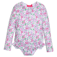 Rashguard Swimsuit - Pink Bloomsbury Blossoms