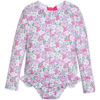 Rashguard Swimsuit - Pink Bloomsbury Blossoms