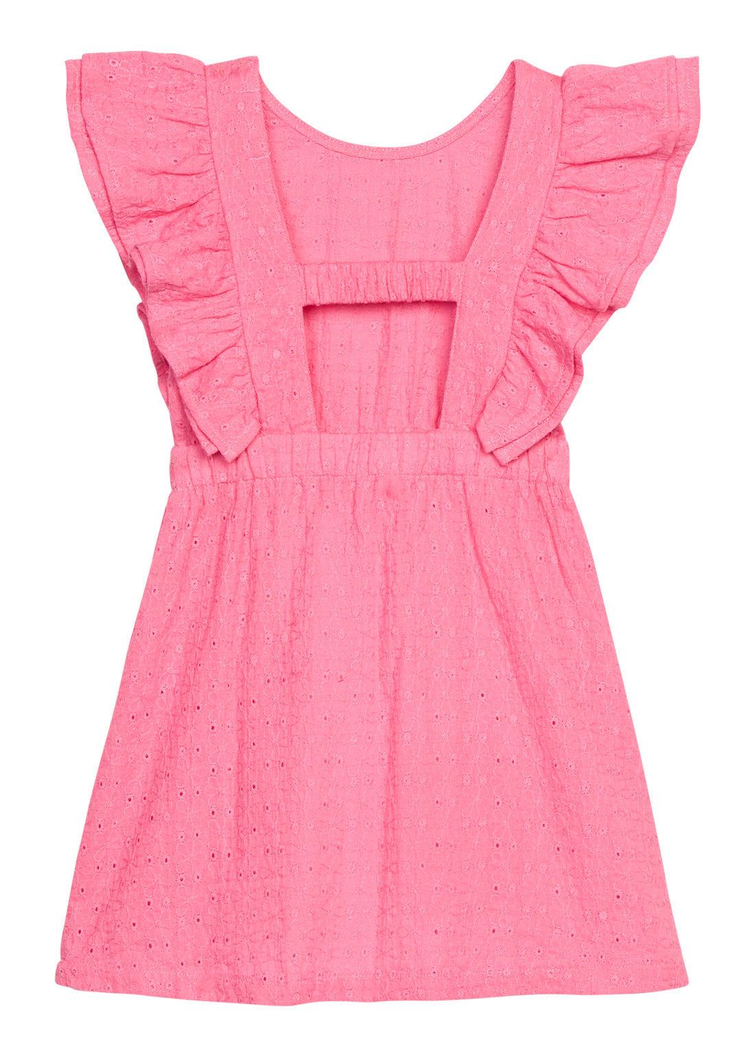 Sadie Dress - Taffy Pink Embroidery
