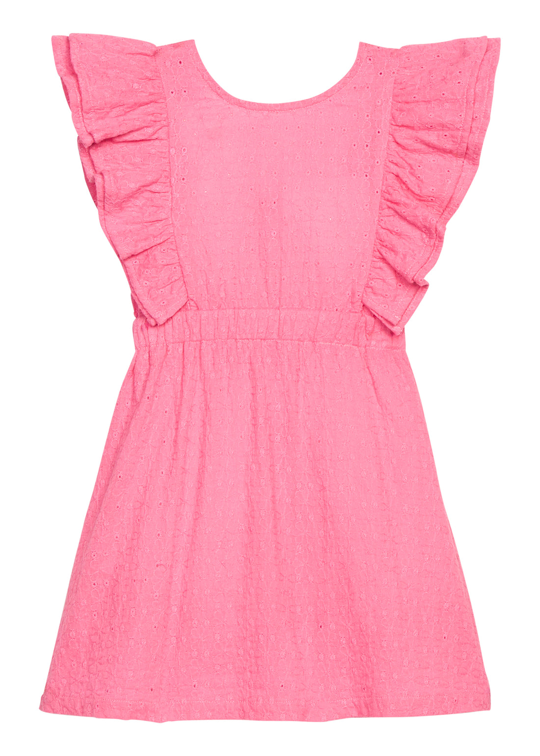 Sadie Dress - Taffy Pink Embroidery