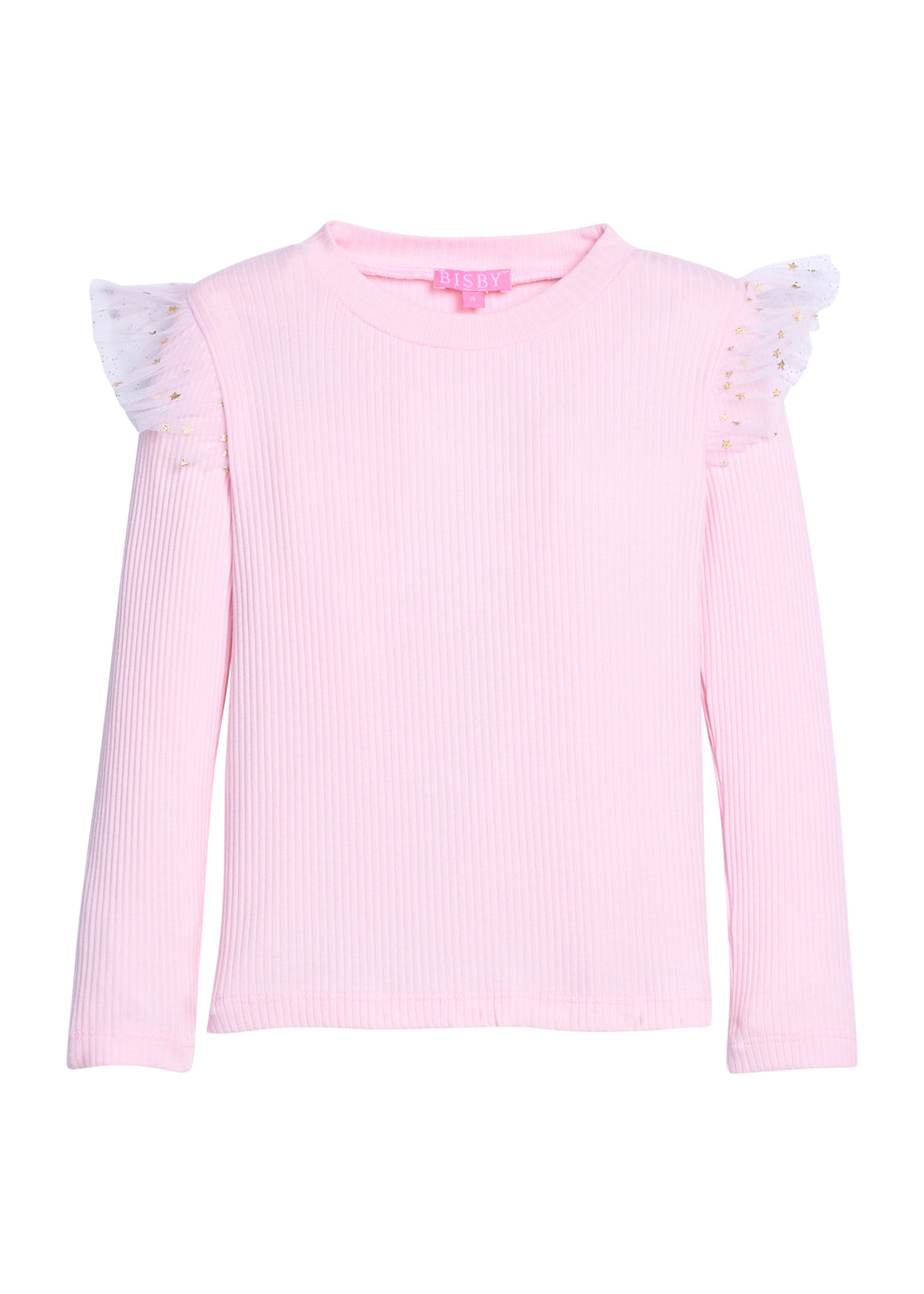 Sadie Tee - Bubblegum & Gold Sparkle Stars