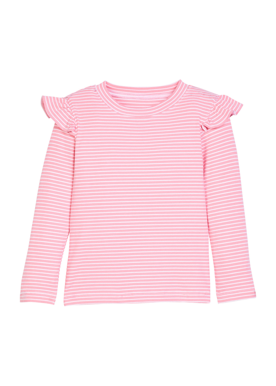 Sadie Tee - Pale Pink Stripe