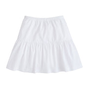 BISBY girls pull on skort in white polka dots with white polka dots 