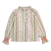 Shannon Top - St Moritz Floral Stripe