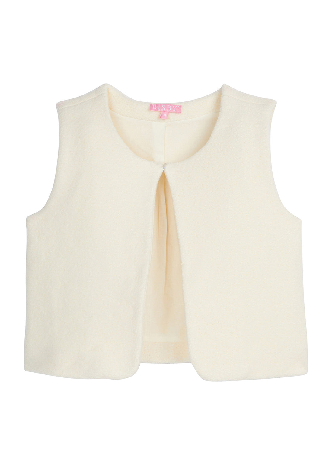 Cream Sherpa Vest--SherpaVest BISBY girls/teens