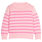 Girls/tween pink/hot pink striped sweater.