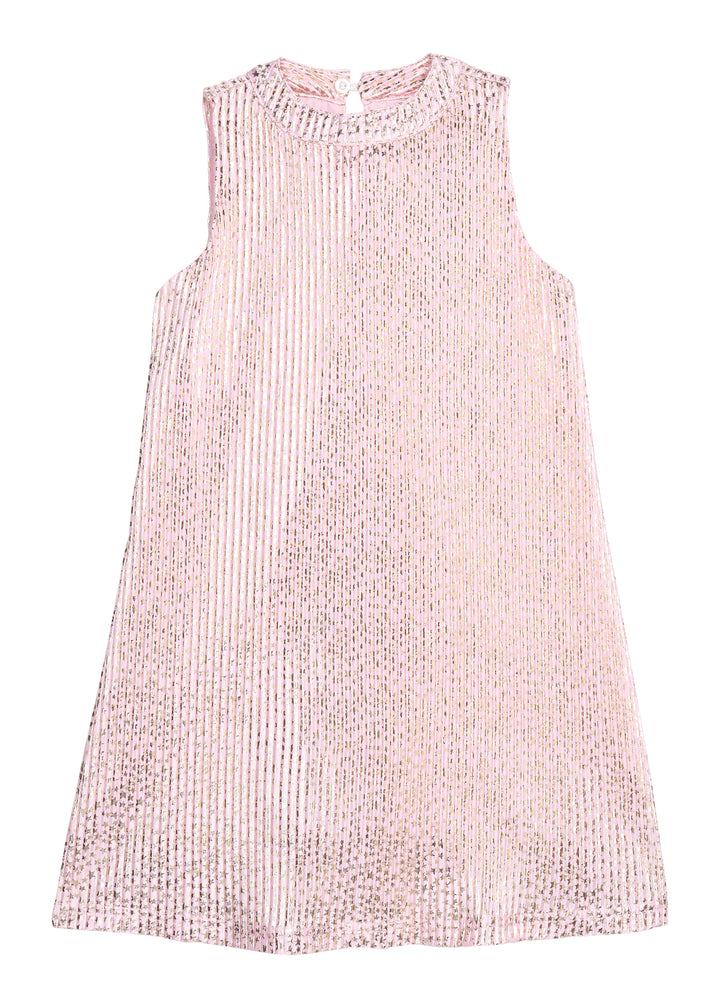 pale pink swing dress Unique Vintage Light Pink Sleeveless Cotton Swing Dress