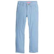 Solid Light Blue corduroy straight leg pant--TwiggyCords BISBY girl/teens