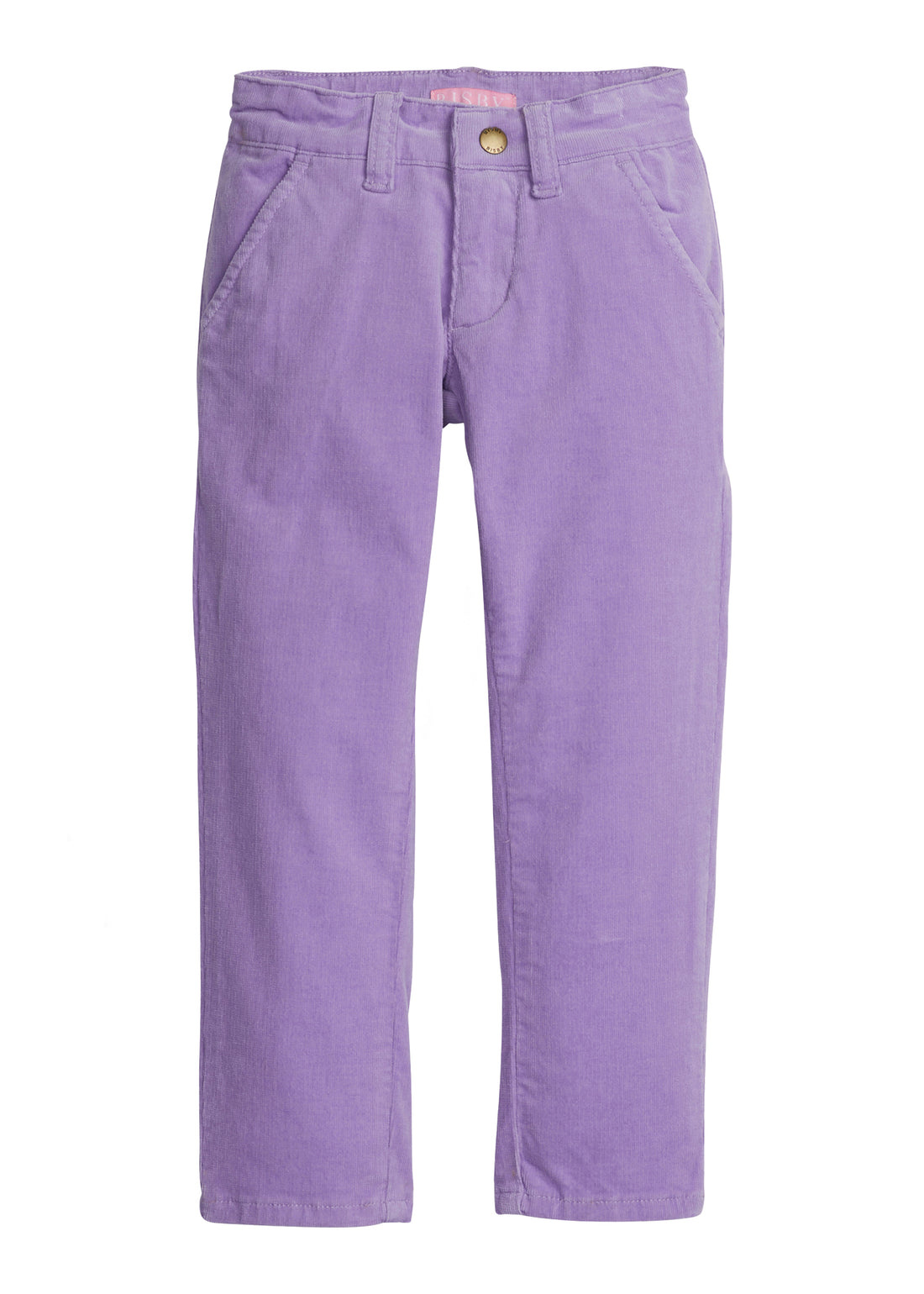 Solid Lilac corduroy straight leg pant--TwiggyCords BISBY girl/teen