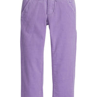 Solid Lilac corduroy straight leg pant--TwiggyCords BISBY girl/teen