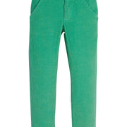Girls/Tween pants in our Pine Green color. Pants are made of a lightweight corduroy material for a stretchy and comfy fit-BISBY