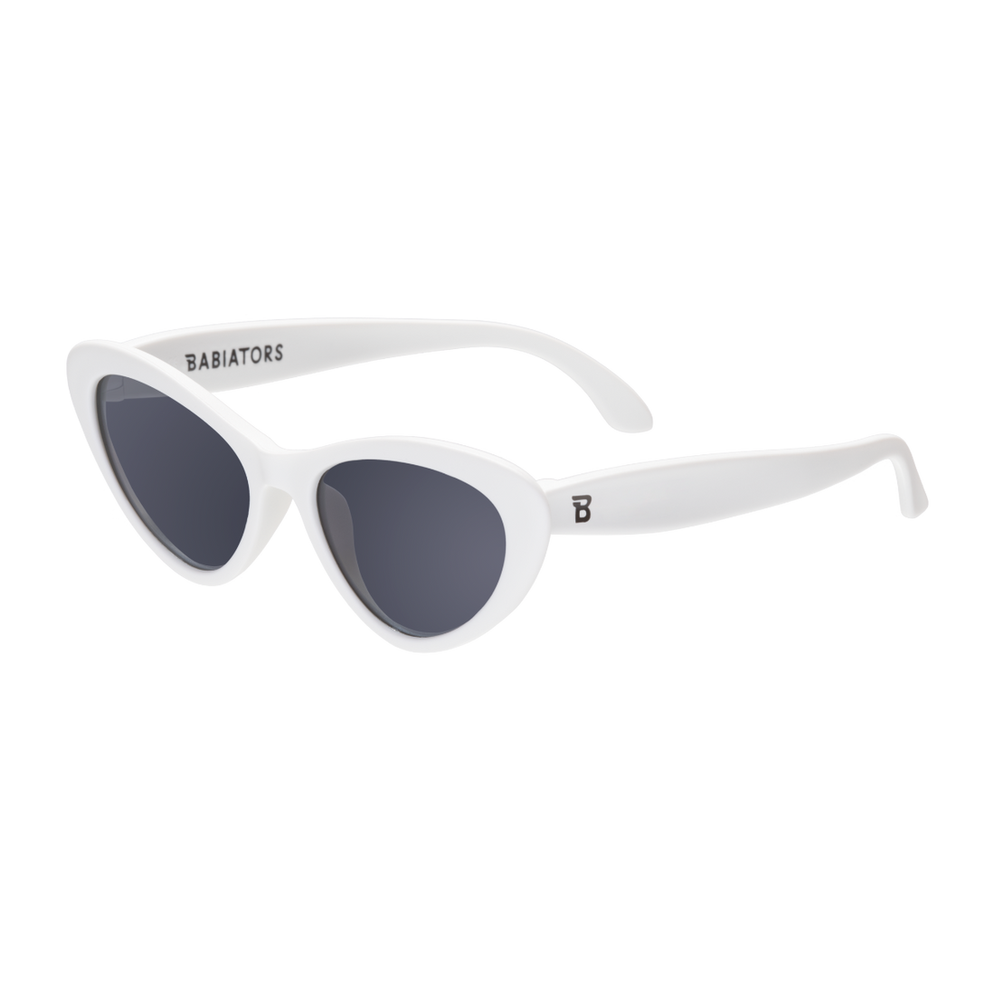 Wicked White Cat-Eye Sunglasses